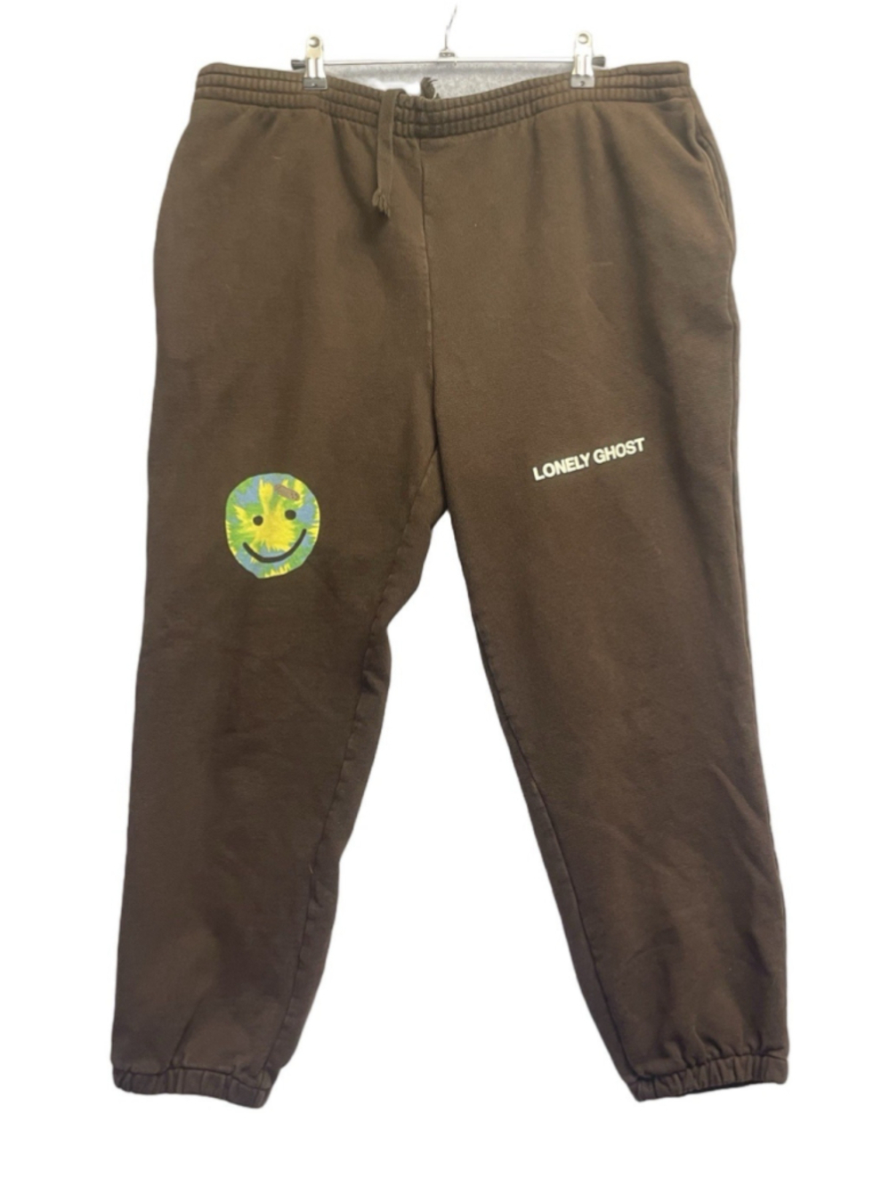 Lonely Ghost Brown Sweatpants Joggers Large
